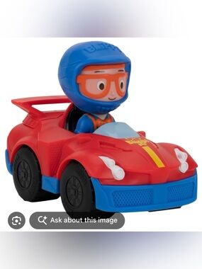 Blippi Mini Race Car Vehicle with Figure - Red